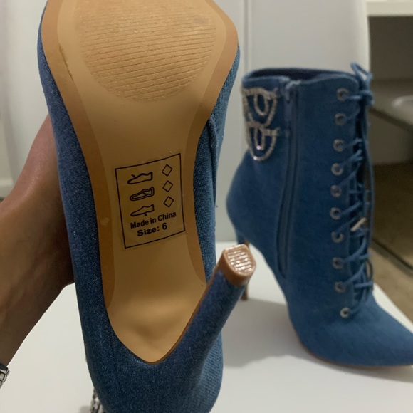 Lola Shoetique Demin Booties - Picture 5 of 5